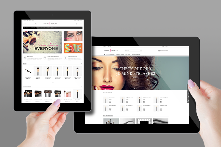 Web Design, SEO, Social Media Agency Melbourne - Client Nioar Beauty