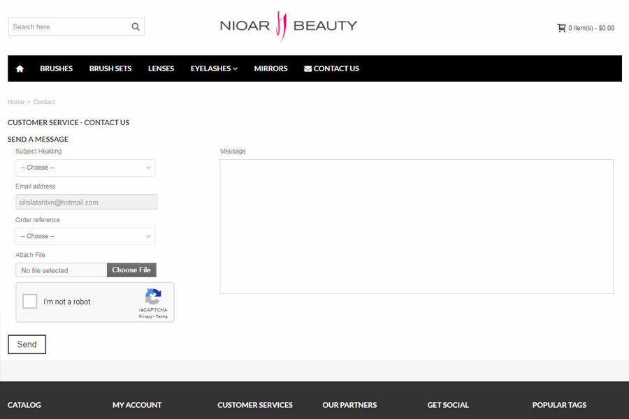 Web Design, SEO, Social Media Agency Melbourne - Client Nioar Beauty