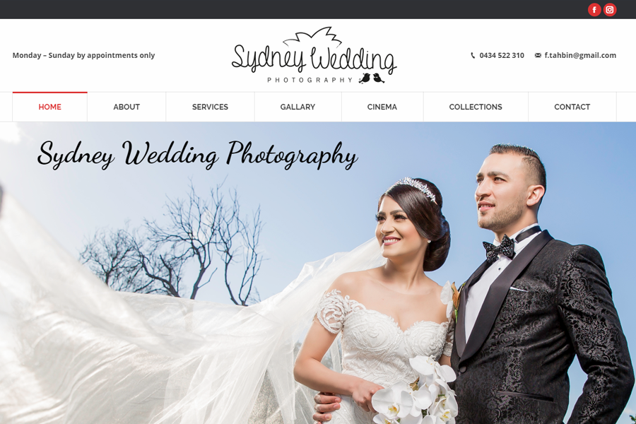 Marketing Agency Melbourne - Client Sydney Wedding Photography